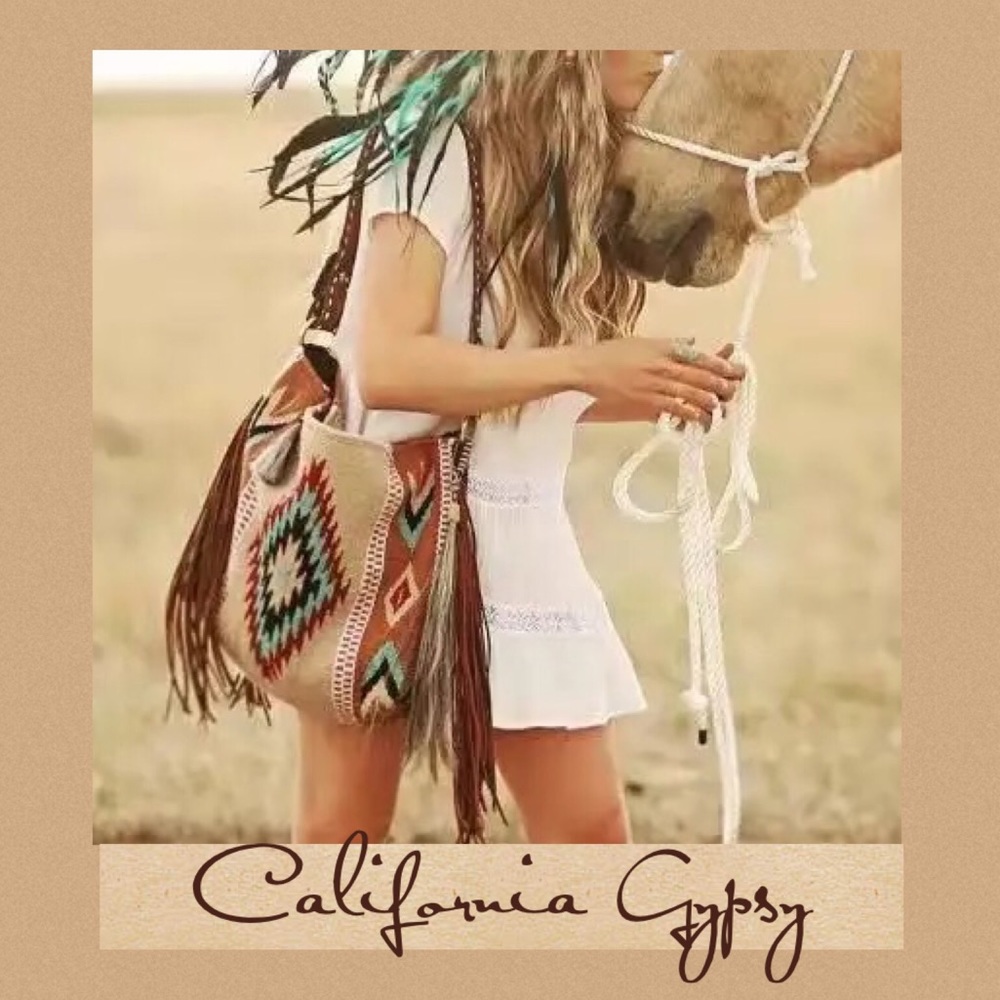 Southwestern Bohemian Aztec Bag🎉 RESTOCKED🎉 - Picture 3 of 5